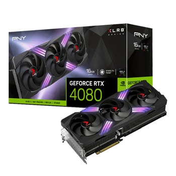 Видео карта Nvidia GF RTX 4080, 16GB, PNY XLR8 Gaming VERTO EPIC-X RGB Triple Fan DLSS 3, PCI-E 4.0, GDDR6X, 256-bit, DP, HDMI | JAR Computers PNY GF RTX 4080 16GB XLR8 Gaming VERTO Edition