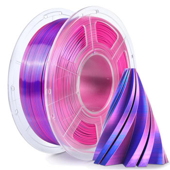 Филамент за 3D принтер Jayo, PLA+, 1.75mm, червено-син, 1100 g | JAR Computers Jayo Silk PLA+ Dual Color Red Blue 02650224Z