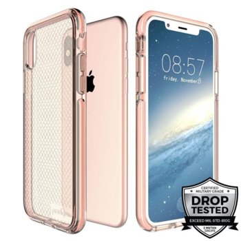 Prodigee Safetee case for Apple iPhone XS pink