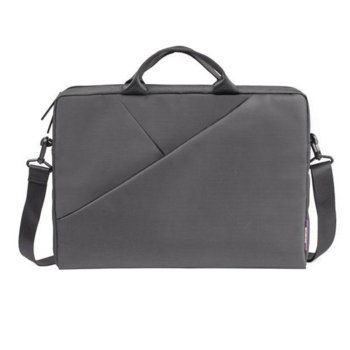Чанта за лаптоп Rivacase 8730 до 15.6" (39.60 cm), вътрешен джоб за таблети до 10.1" (25.65 cm), сива | JAR Computers Rivacase 8730 Grey 6901820087308