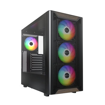 Кутия Montech XR Wood Black, ATX/Micro-ATX/Mini-ITX, 1x USB 3.1 Type-C, 3x 120mm вентилатора,с прозорец, черна, без захранване | JAR Computers Кутия Montech XR Wood черна