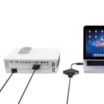 Orico DisplayPort to HDMI+DVI+VGA Adapter DPT-HDV3