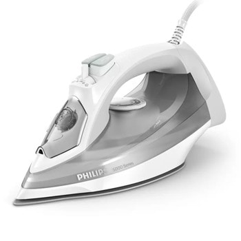 Парна ютия Philips 5000 Series DST5010/10, парен удар 160 г/мин, 40 г/мин непрекъсната пара, 320мл резервоар, незалепваща гладеща повърхност, 2400W, бяла | JAR Computers Philips DST5010/10
