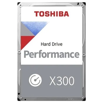 Твърд диск 4TB Toshiba X300 Performance (HDWR440UZSVA), SATA 6Gb/s, 7200 rpm, 256MB, 3.5" (8.89cm) | JAR Computers Toshiba 4TB X300 Performance HDWR440UZSVA
