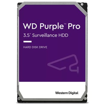 Твърд диск 18TB Western Digital Purple Pro Surveillance (WD181PURP), SATA 6Gb/s, 7200rpm, 512MB, 3.5" (8.89 cm) | JAR Computers WD Purple Pro Surveillance WD181PURP