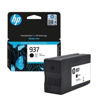 Касета за HP OfficeJet Pro 9120e, 9130e, 9720, 9730, 9110b, 9120b, 9130b- Black - 4S6W5NE, Заб.: 1250 брой копия | JAR Computers HP 937 Black Original Ink