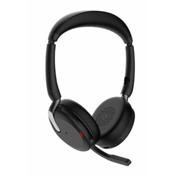 Слушалки Jabra Evolve2 65 Flex (26699-999-899), безжични, микрофон, 28mm драйвери, Hybrid ANC шумопотискане, Bluetooth, USB-C, до 32 часа време на работа, Jabra ClearVoice, сертифицирани за Microsoft Teams, черни | JAR Computers Jabra Evolve2 65 Flex USB-C MS ANC