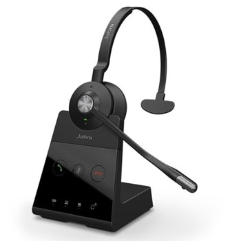 Слушалки Jabra Engage 65 Mono, бeзжични, моно слушалка, DECT, USB, RJ9, RJ45, микрофон, до 13 часа време на работа, черни | JAR Computers Jabra Engage 65 Mono 9553-553-111
