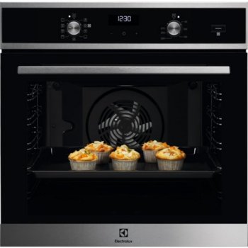 Фурна за вграждане Electrolux EOD5H70X, 72л. обем, 9 програми, Функция SteamBake за добавена пара, разглобяем долен нагревателен елемент за по-лесно почистване, енергиен клас А, черна | JAR Computers Electrolux EOD5H70X