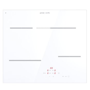 Стъклокерамичен плот за вграждане Gorenje ECT693ORAW, 4 нагревателни зони, StopGo функция, PowerBoost функция, бял | JAR Computers Gorenje ECT693ORAW