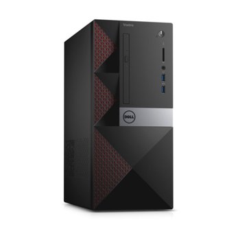 Настолен компютър Dell Vostro 3650 (N116VD3650MTEMEA01_UBU-14), четириядрен Skylake Intel Core i7-6700 3.4/4.0GHz, AMD Radeon HD R9 360 2GB, 8GB DDR3L, 1TB HDD, 2x USB 3.0, клавиатура и мишка, Linux | JAR Computers Dell Vostro 3650 N116VD3650MTEMEA01_UBU-14