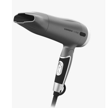 Сешоар Carrera No.532, 1600W, 2 степени на скорост, титаниево-керамично покритие, сгъваем, сив | JAR Computers Carrera No.532