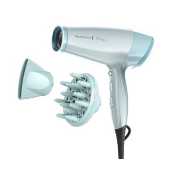 Сешоар Remington D8700 PROtect, 2100W, дифузер, студена струя, 2 степени на скороста, 3 степени на топлина, сребрист | JAR Computers Remington D8700 PROtect 4554250100