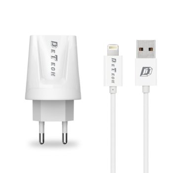 DeTech DE-01i 2 x USB с Lightning 14120
