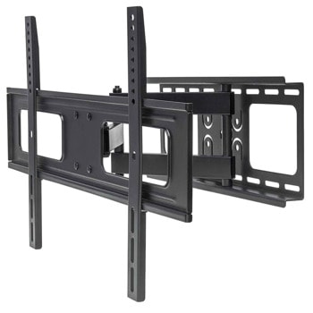 Стойка за телевизор Manhattan 461283, за стена, за екрани 37"-70", VESA до 600x400, до 50 кг, регулируема, черна | JAR Computers Manhattan 461283