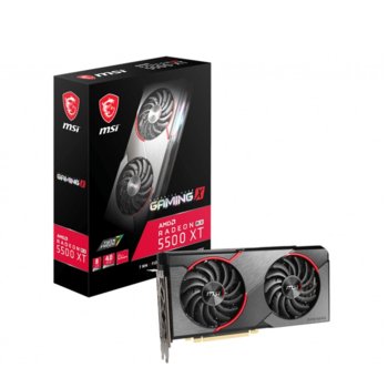 Видео карта AMD Radeon RX 5500 XT, 8GB, MSI RX 5500 XT GAMING X, PCI-E 4.0, GDDR6, 128 bit, DisplayPort, HDMI | JAR Computers MSI RX 5500 XT GAMING X 8G