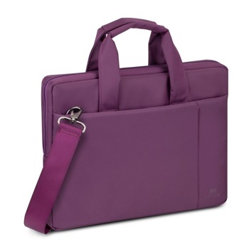 Чанта за лаптоп Rivacase 8221 Purple, до 13.3" (39.60cm), полиестер, регулируема презрамка, лилава | JAR Computers Rivacase 8221 Purple
