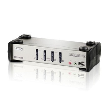 KVM суич Aten CS1734B, от 4x SPHD-15 (ж) към HDB (ж), USB, до 2048x1536 @60Hz резолюция | JAR Computers Aten CS1734B