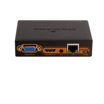 Конвертор Estillo HDMI WIFI, D-Sub(ж)+HDMI(ж), RJ45(ж), Wi-Fi, USB image
