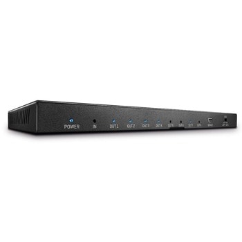 HDMI сплитер Lindy LNY-38237, от 1x HDMI(ж) към 8x HDMI(ж), до UHD(3840x2160@60Hz) резолюция | JAR Computers LINDY LNY-38237