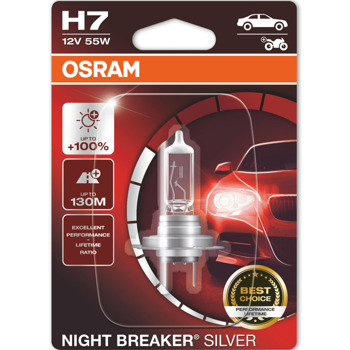 Автомобилна крушка Osram 64210NBS, 55W, 1500lm, H7, PX26d, халогенна, 1 брой в опаковка | JAR Computers Osram 64210NBS 55W 1500lm 64210NBS