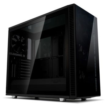 Кутия Fractal Design Define S2 Vision - Blackout, EATX/ATX/mATX/ITX, 1 x USB 3.1 Type-C, черна, без захранване | JAR Computers Fractal Design Define S2 Vision - Blackout