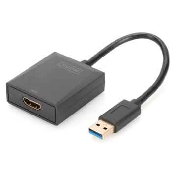 Адаптер Assmann DA-70841, от USB Type-A(м) към HDMI(ж), черен | JAR Computers ASSMANN DA-70841