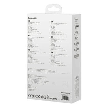 Baseus PioneerJoy 8-in-1 WKYY030413 | JAR Computers Baseus PioneerJoy 8-in-1 WKYY030413