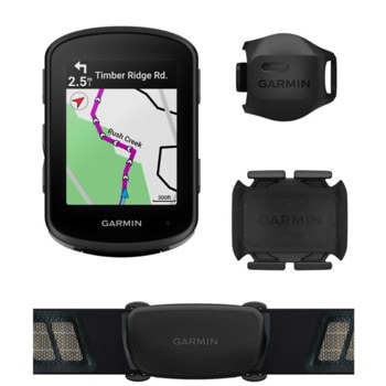 Навигация за велосипед Garmin Edge 540 в комплект с HRM-Dual пулсомер и сензори за скорост, 2.6" (6.6cm) дисплей, 16GB вградена памет, до 26 часа време на работа, Bluetooth, ANT+, Wi-Fi | JAR Computers Garmin Edge 540 Sensor Bundle 010-02694-41