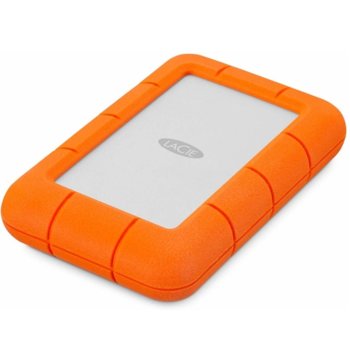 Твърд диск 5TB, LaCie Rugged Secure STFR5000800 (оранжев), външен, 2.5" (6.35 cm), удароустойчив, USB Type C | JAR Computers LaCie 5TB Rugged Secure STFR5000800