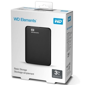 3TB Western Digital Elements Black