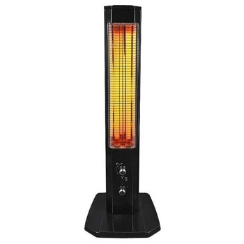 Кварцова печка Crown CMH-2300, 2300W, автоматичен термостат, защита от прегряване и преобръщане, черна | JAR Computers Crown CMH-2300