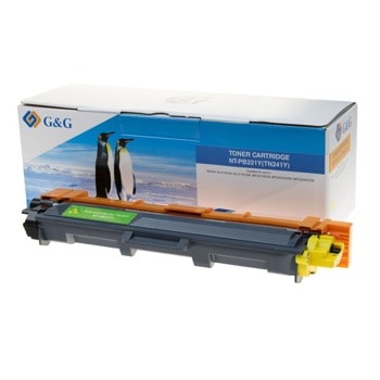 Тонер касета за Brother HL 3140CW/3150CDW/3170CDW/MFC9130CW/9140CDN, yellow - NT-PB221Y - 241YG - G&G - Неоригинален, Заб.: 1400 брой копия | JAR Computers Тонер за brother L 3140CW 3150CDW TN241Y 1400