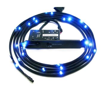 Led лента NZXT Sleeved LED Kit 2m Blue, 2.0 m | JAR Computers NZXT Sleeved LED Kit 2m Blue