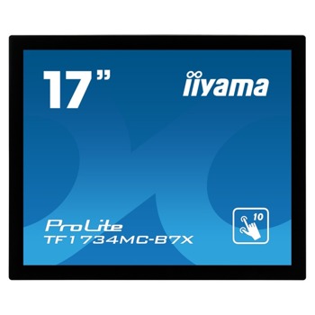 Монитор IIYAMA TF1734MC-B7X, 17" (43.18 cm) TN панел, SXGA, 75Hz, 5ms, 350cd/m2, DP/HDMI/VGA | JAR Computers IIYAMA TF1734MC-B7X