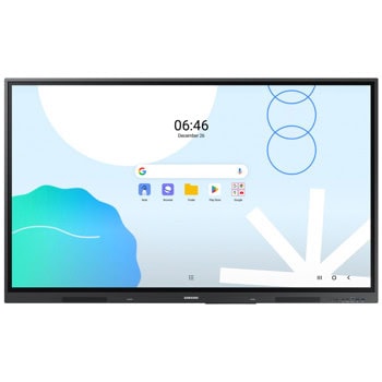 Интерактивен дисплей Samsung LH75WADWLGCXEN, 75" (190.5cm) 4K/UHD ADS сензорен дисплей, 400cd/m2, 8ms, 64GB Flash памет, Wi-Fi, Bluetooth, LAN, HDMI, USB, RS232, Android | JAR Computers Samsung LH75WADWLGCXEN