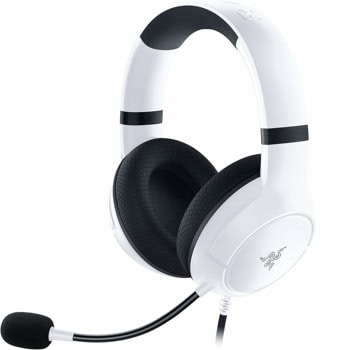 Слушалки Razer Kaira Pro White (RZ04-03470300-R3M1), безжични, микрофон, Bluetooth 5.0, до 15 часа време на работа, съвместими с PC и Xbox, 50mm драйвери, бели | JAR Computers Razer Kaira Pro for Xbox White RZ04-03470300-R3M1
