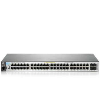 Суич HP 2530-48-PoE (J9778A), 48Port 100Mbps, 2Port 1000Mbps, 2Port 1000Mbps SFP | JAR Computers Switch HP 2530-48-PoE