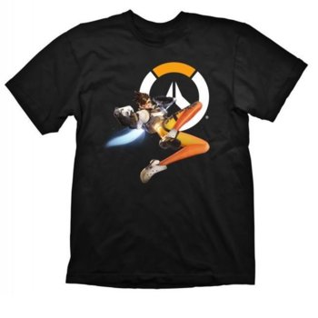Тениска Gaya Entertainment Overwatch Tracer, размер L, черна | JAR Computers Gaya Overwatch Tracer L