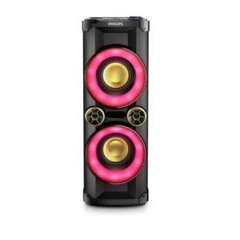 Тонколона Philips NX4 Tower, 4.0, RMS 1000W (4x250W), USB/Bluetooth, черна, CD,CD-R/RW,MP3-CD | JAR Computers Philips NTX400