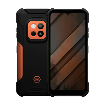 Смартфон MyPhone HAMMER Construction Thermal 5G (черен), поддържа 2 sim карти, 6.58" (16.71 сm) IPS FHD+ дисплей, осемядрен Mediatek Dimensity 6300 2.4 GHz, 8GB RAM, 256GB flash памет (+ microSD слот), 108 + 8 & 32 MPix камери, Android, 300g | JAR Computers MyPhone HAMMER Construction Thermal 5G TEL000962