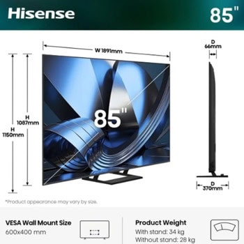 Hisense 85U7SE | JAR Computers Hisense 85U7SE
