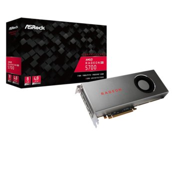 Видео карта AMD Radeon RX 5700, 8GB, ASRock, PCI-E 4.0, GDDR6, 256bit, Display Port, HDMI | JAR Computers ASRock Radeon RX 5700 8G 2Y