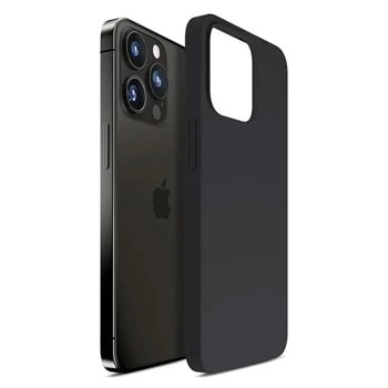 Калъф за Apple iPhone 14 Pro Max, силиконов, 3MK Hardy Case, черен | JAR Computers 3MK Hardy Case for iPhone 14 Pro Max Graphite