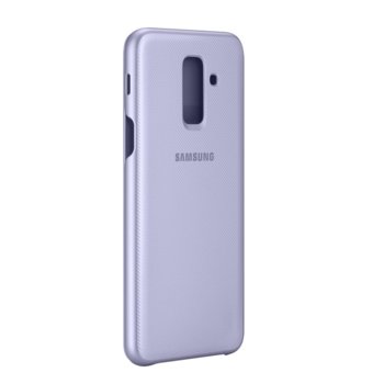 Samsung Galaxy A6+ (2018), Flip Wallet CoverViolet