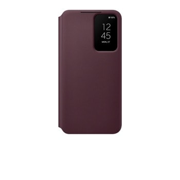 Калъф Samsung S22 Smart Clear View Cover Burgundy