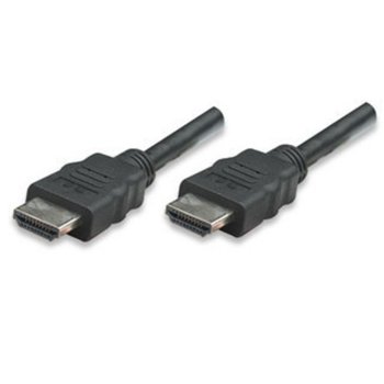 Кабел MANHATTAN 391535, HDMI(м) to HDMI(м), 5м, черен | JAR Computers MANHATTAN HDMI(м) to HDMI(м) 5м 391535