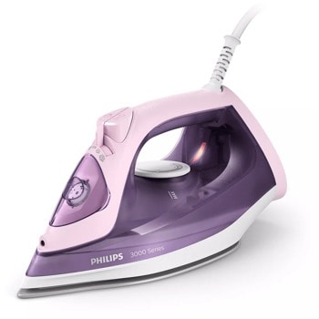 Парна ютия Philips DST3020/30, керамична плоча, 35 г/мин непрекъсната пара, 160 г/мин парен удар, анти-капкова система, 2200W, лилава | JAR Computers Philips DST3020/30