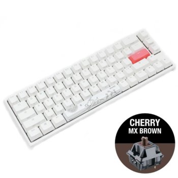 Ducky One 2 SF White RGB Cherry MX Brown