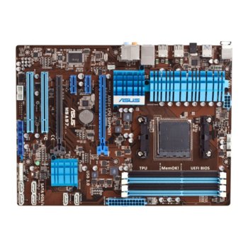 Дънна платка ASUS M5A97, AMD 970, AM3+ (до 140W), DDR3, 2x PCI-E (CF), SB7.1, Lan1000, 6x SATA 6Gb/s RAID 0,1,5,10, 2x USB3.0, ATX | JAR Computers ASUS M5A97